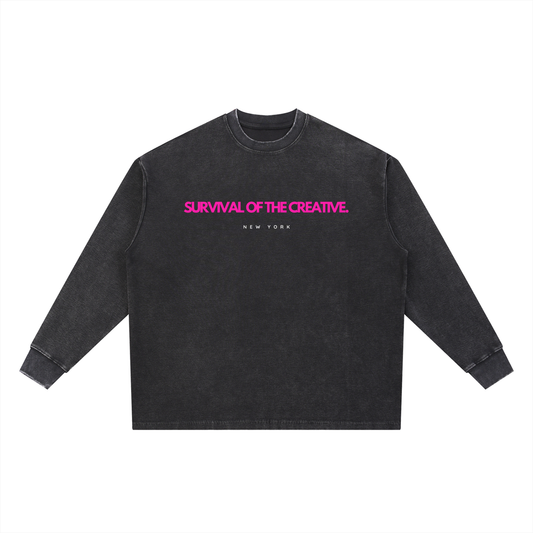 Survival of the Creative Unisex Over-Sized T-shirt