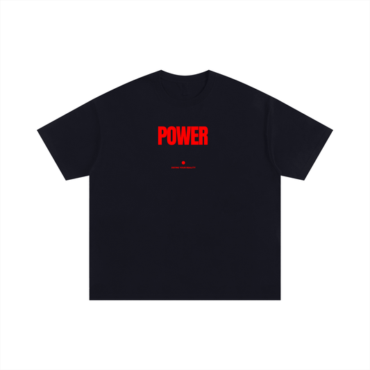 Power Oversized Unisex Cotton Tee